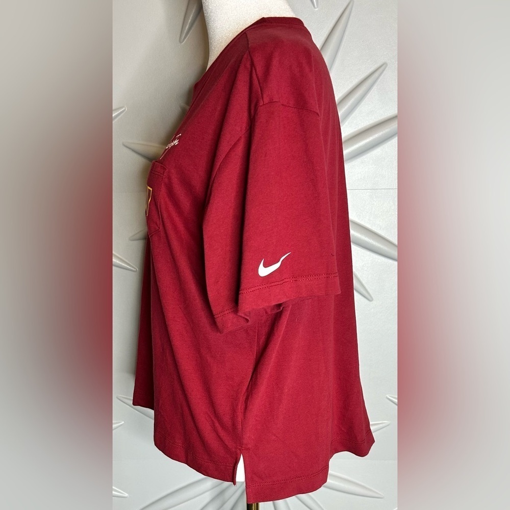 Nike/NFL SZ various women’s Washington Commanders logo tee w/1 breast pocket - Picture 4 of 10